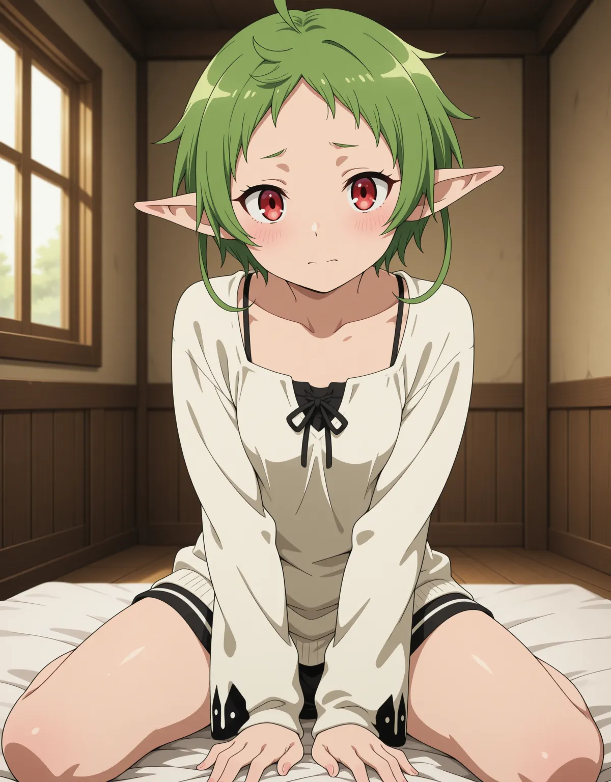 【無職転生エロ画像】シルフィエットが恥ずかしがりながらもセックス！