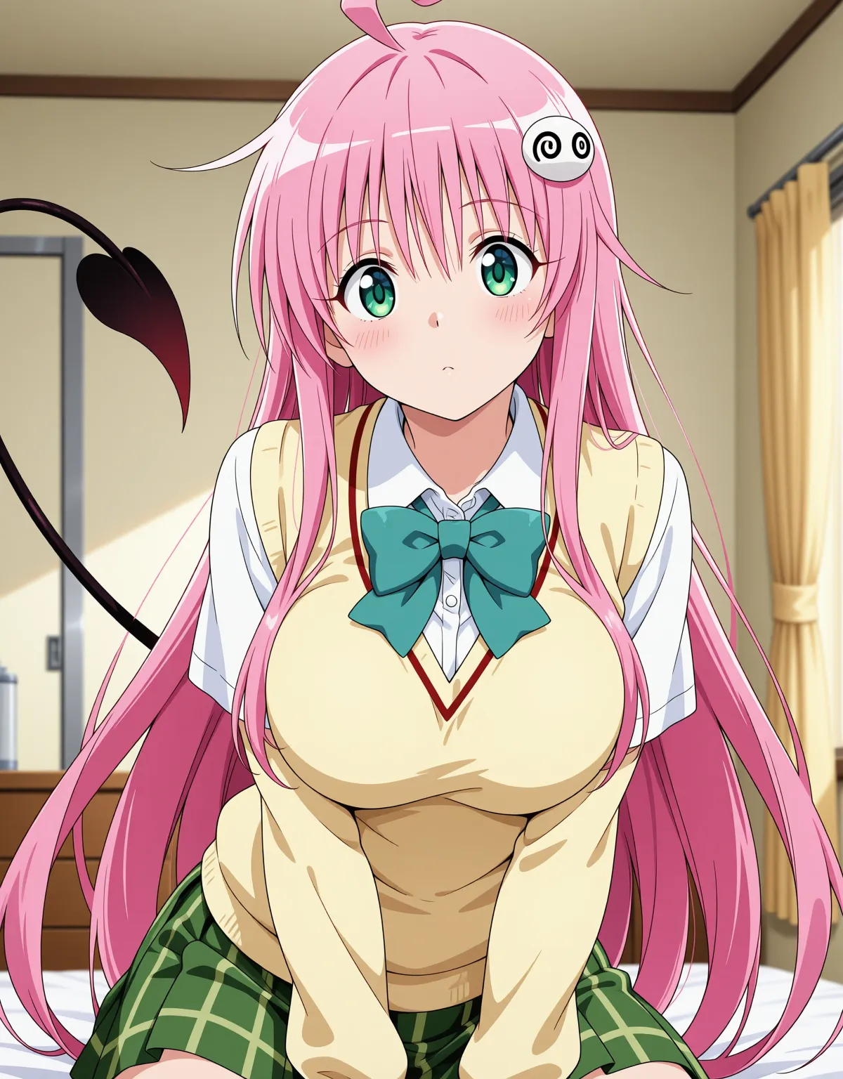 【ToLOVEるエロ画像】ララが笑顔で股を拡げて中出し誘惑をしてしまう！