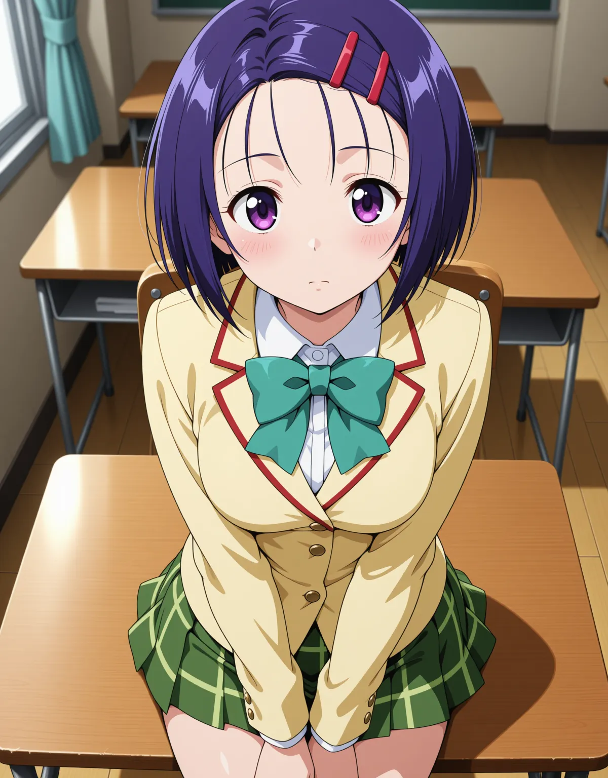 【ToLOVEるエロ画像】西連寺春菜が制服を着たまま従順にセックスしちゃう！