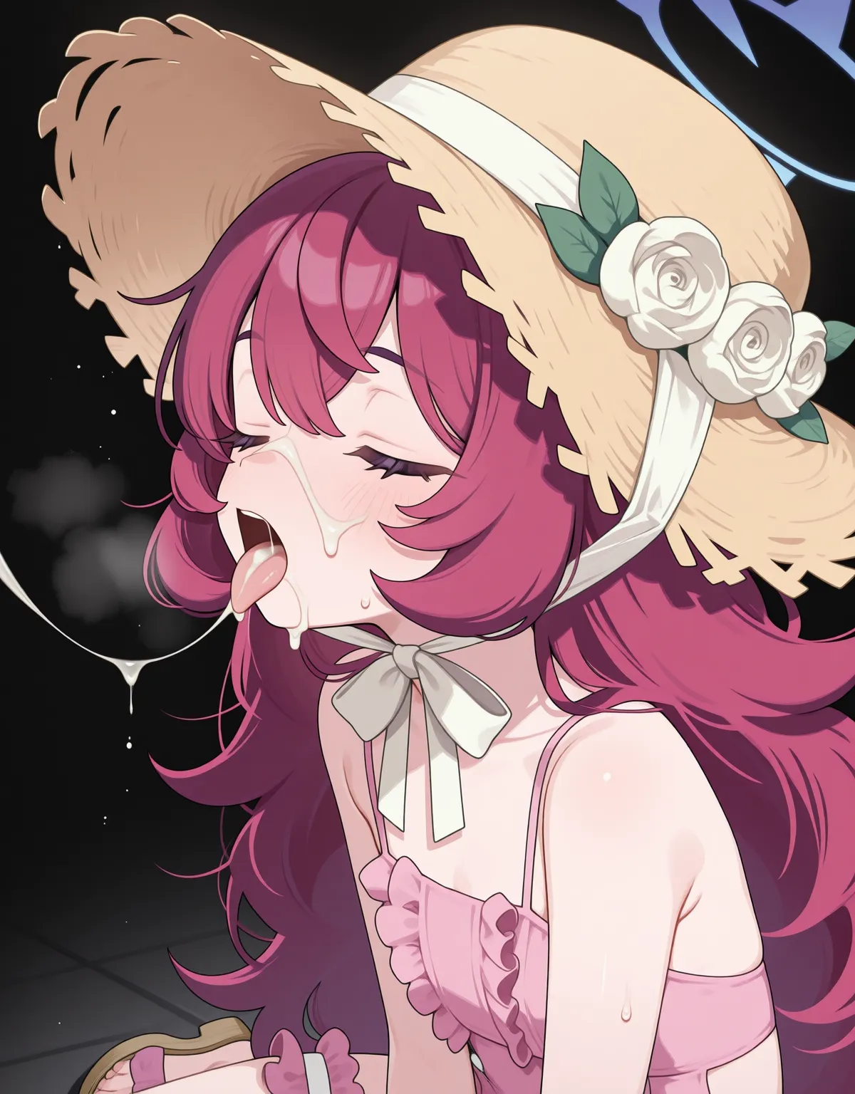 【ブルーアーカイブエロ画像】イロハがダルそうにしながらもノリノリ水着セックス！ - PAGE 017