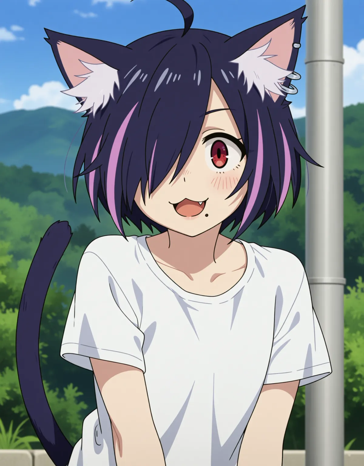 【ヤニねこエロ画像】ハメねこにハメキャラではなくチンポをはめて中出し！