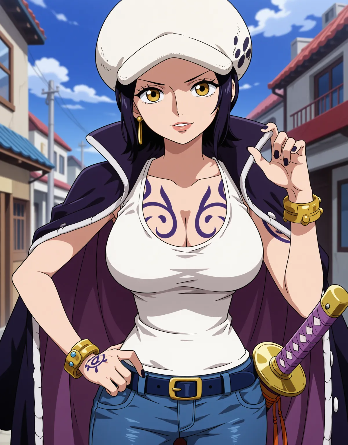 【ワンピースエロ画像】女体化ローが可愛く喘いでメスの気持ちよさを堪能してしまう！