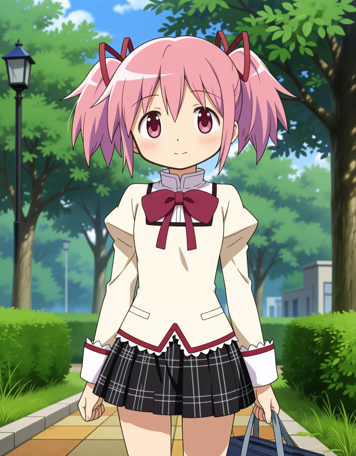 【まどマギエロ画像】まどかを制服着たままセックス漬けにしてしまう！