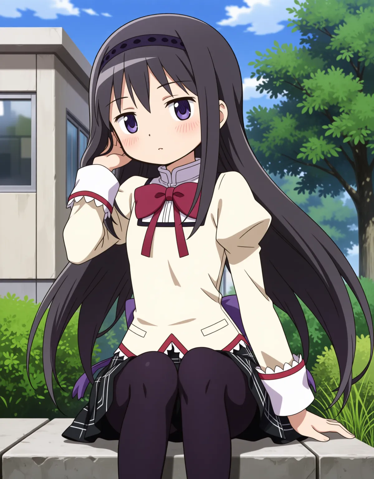 【まどマギエロ画像】ほむらのクールな表情が崩れてわからせられる！