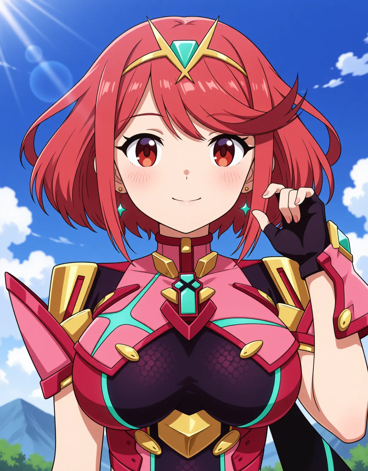 【ゼノブレイドエロ画像】ホムラが野外や室内どこでもセックス！
