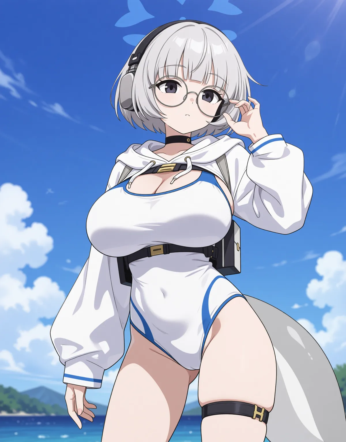 【ブルーアーカイブエロ画像】コトネの圧倒的な巨乳を堪能し中出し！