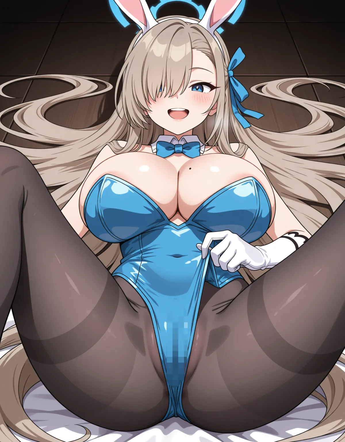 【ブルーアーカイブエロ画像】アスナのバニー衣装で圧倒的な乳と肉欲を満たす！！ - PAGE 037