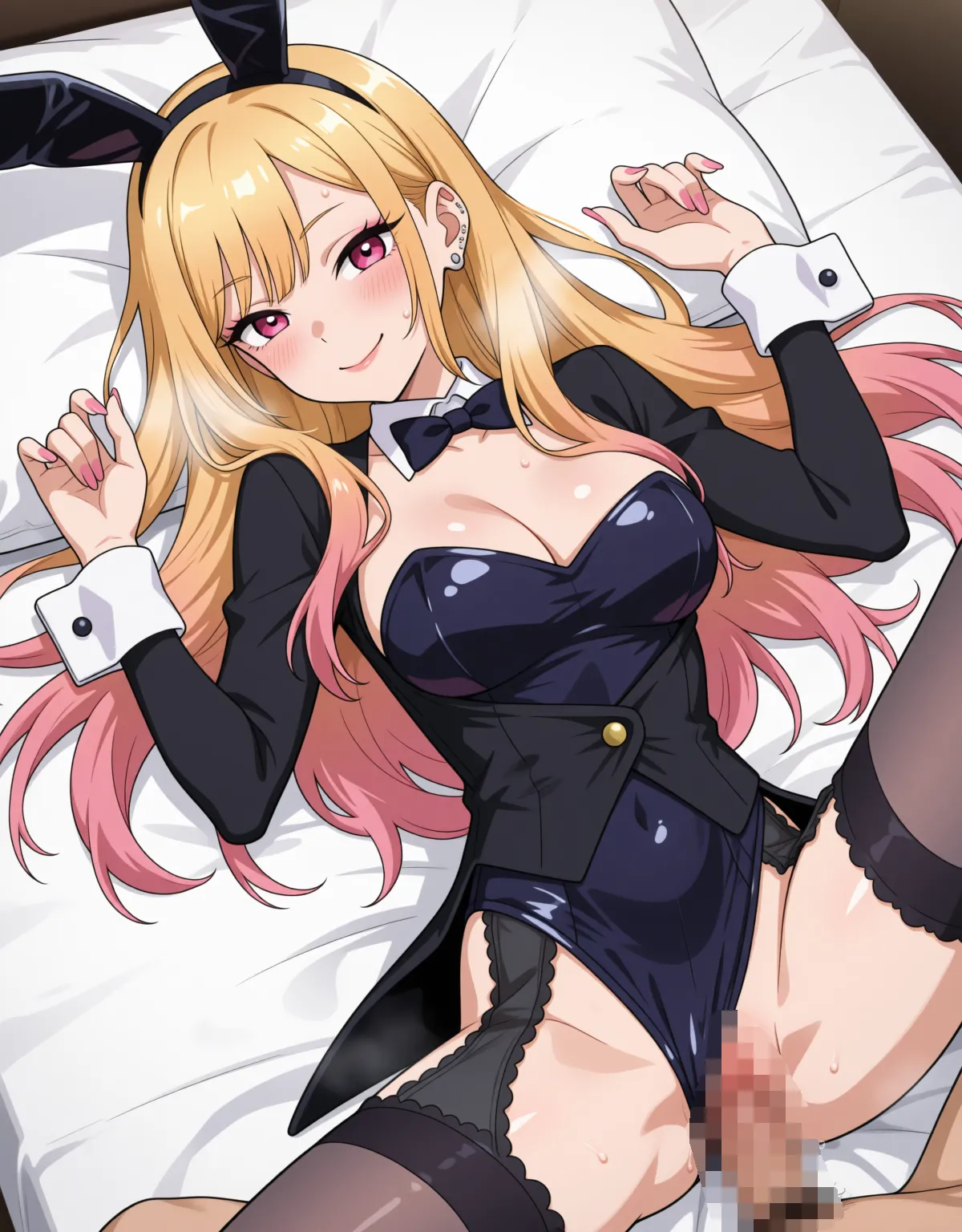 【着せ恋エロ画像】喜多川海夢がバニー姿でノリノリセックス！ - PAGE 044
