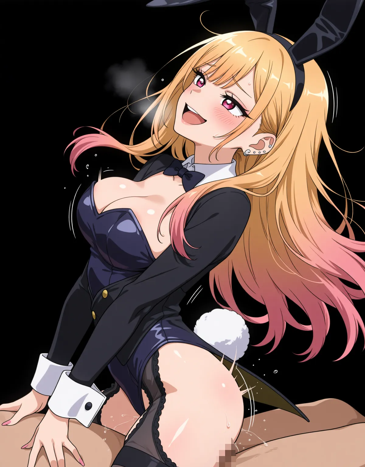 【着せ恋エロ画像】喜多川海夢がバニー姿でノリノリセックス！ - PAGE 046