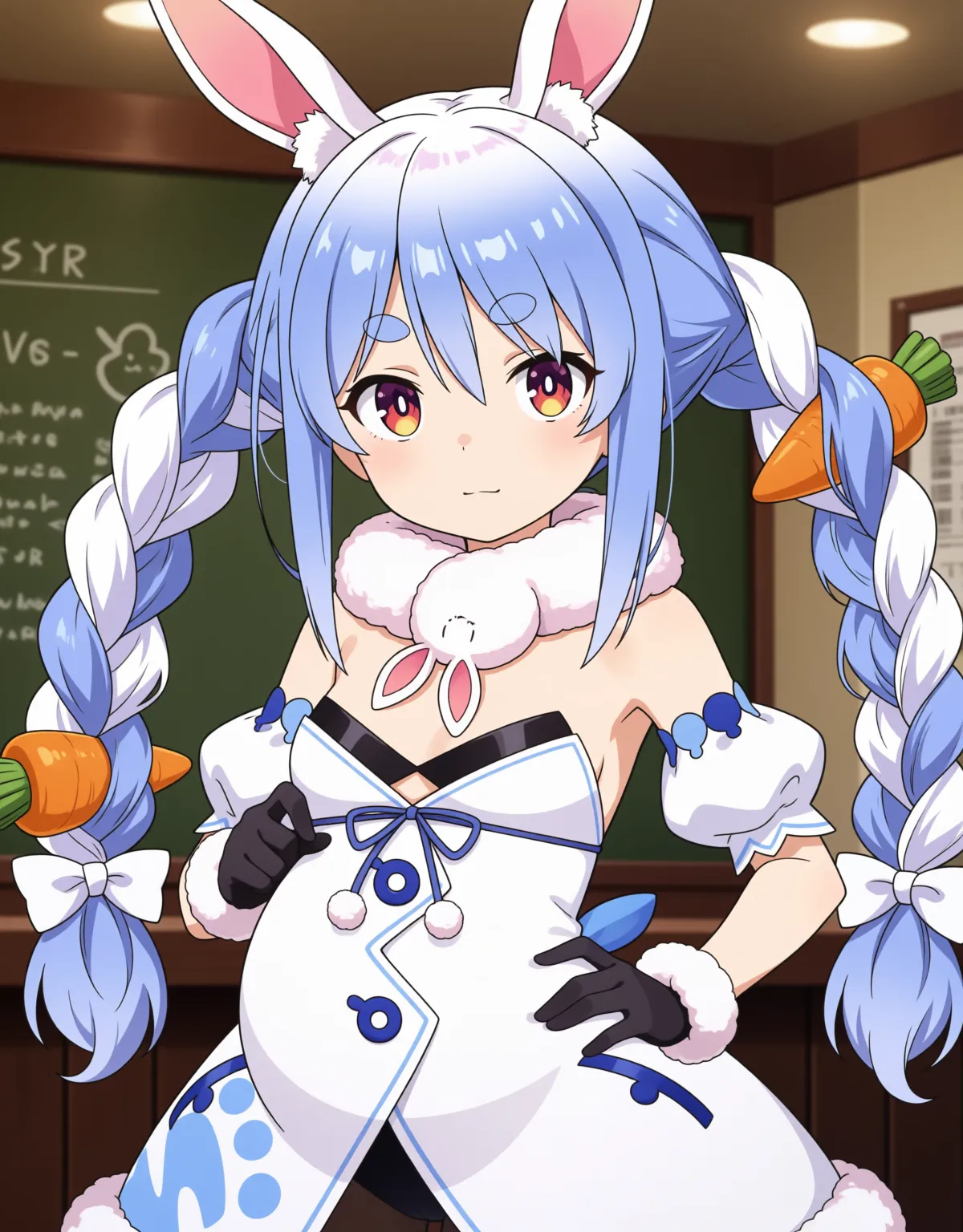 【兎田ぺこらエロ画像】ぺこらがボテ腹セックスドはまり！？