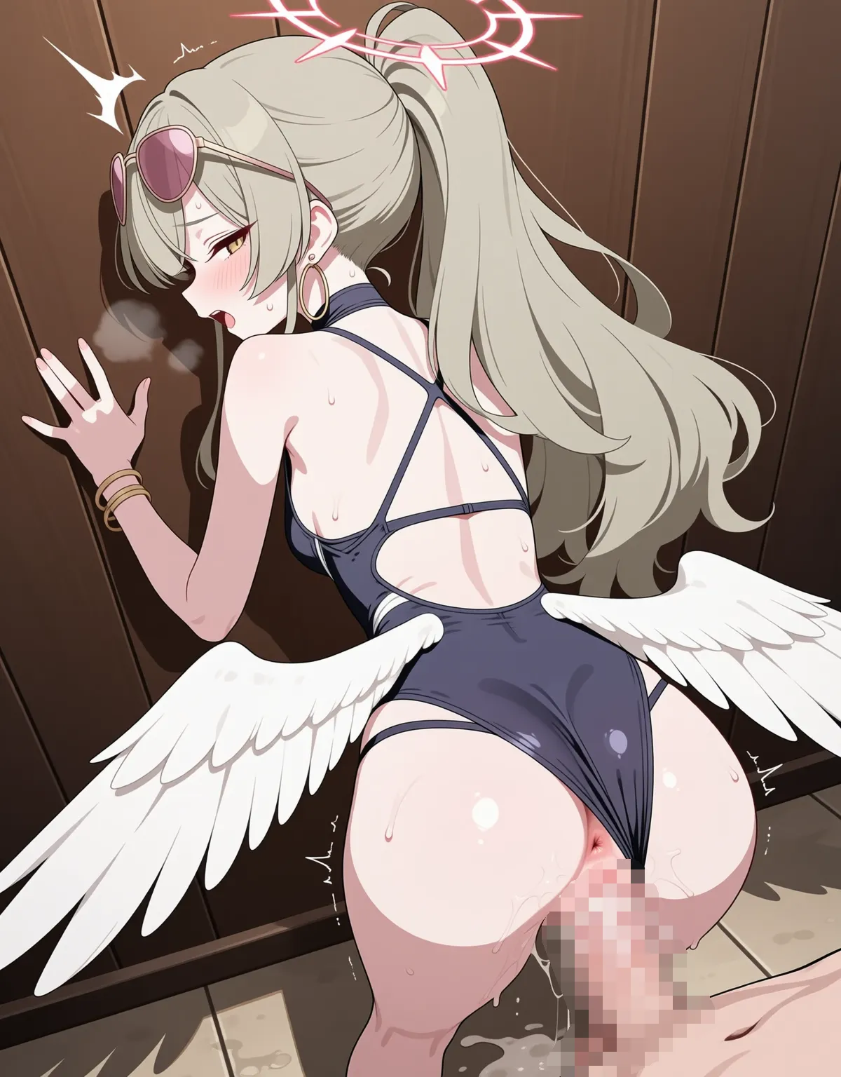 【ブルーアーカイブエロ画像】ナギサが清楚ながらもエロ水着でセックス！ - PAGE 005
