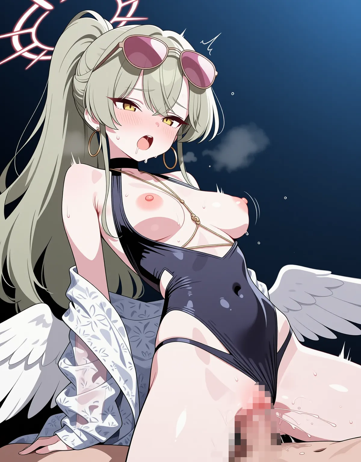 【ブルーアーカイブエロ画像】ナギサが清楚ながらもエロ水着でセックス！ - PAGE 031