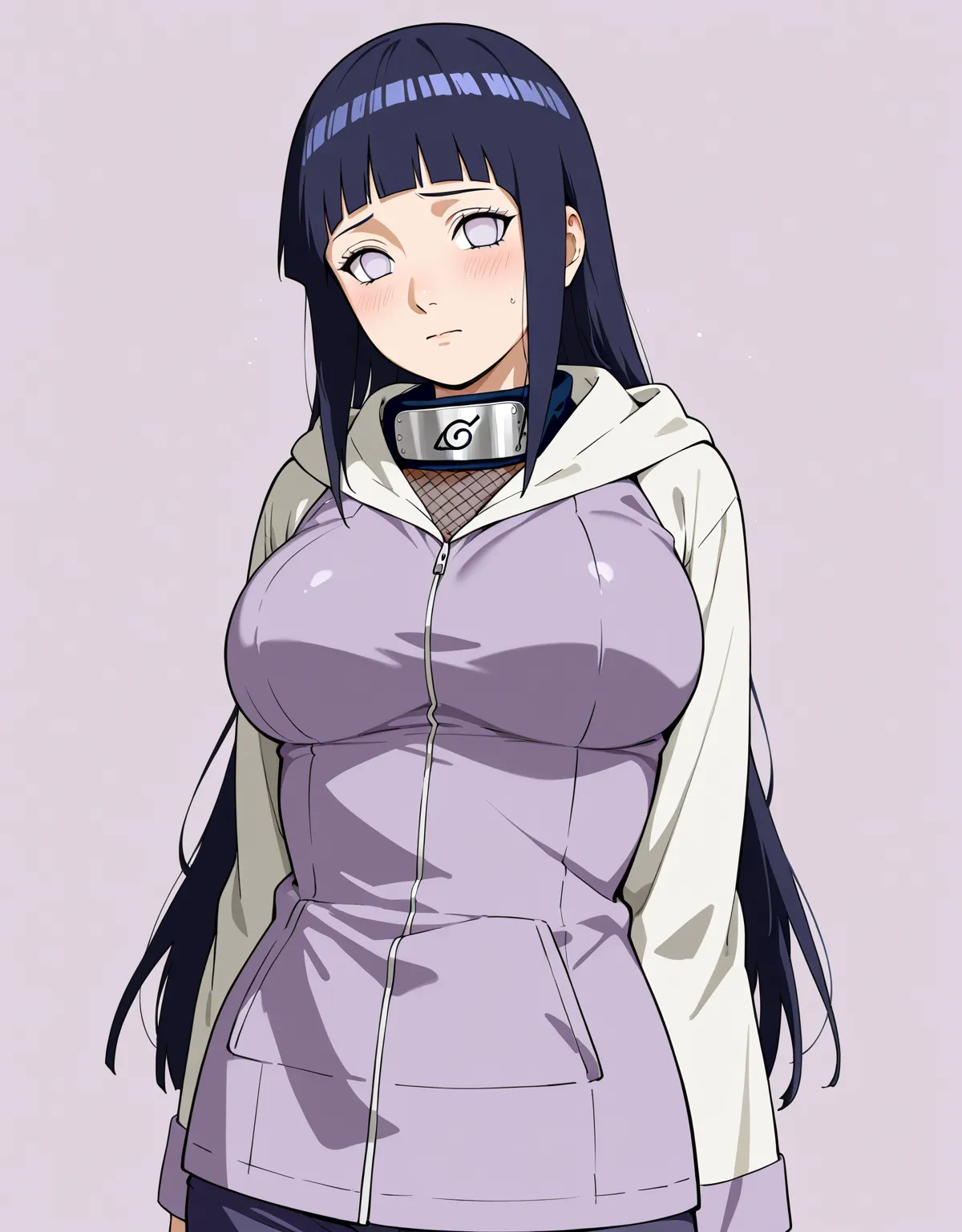 【ナルトエロ画像】ヒナタが爆乳を揺らしながら中出しセックス - PAGE 001