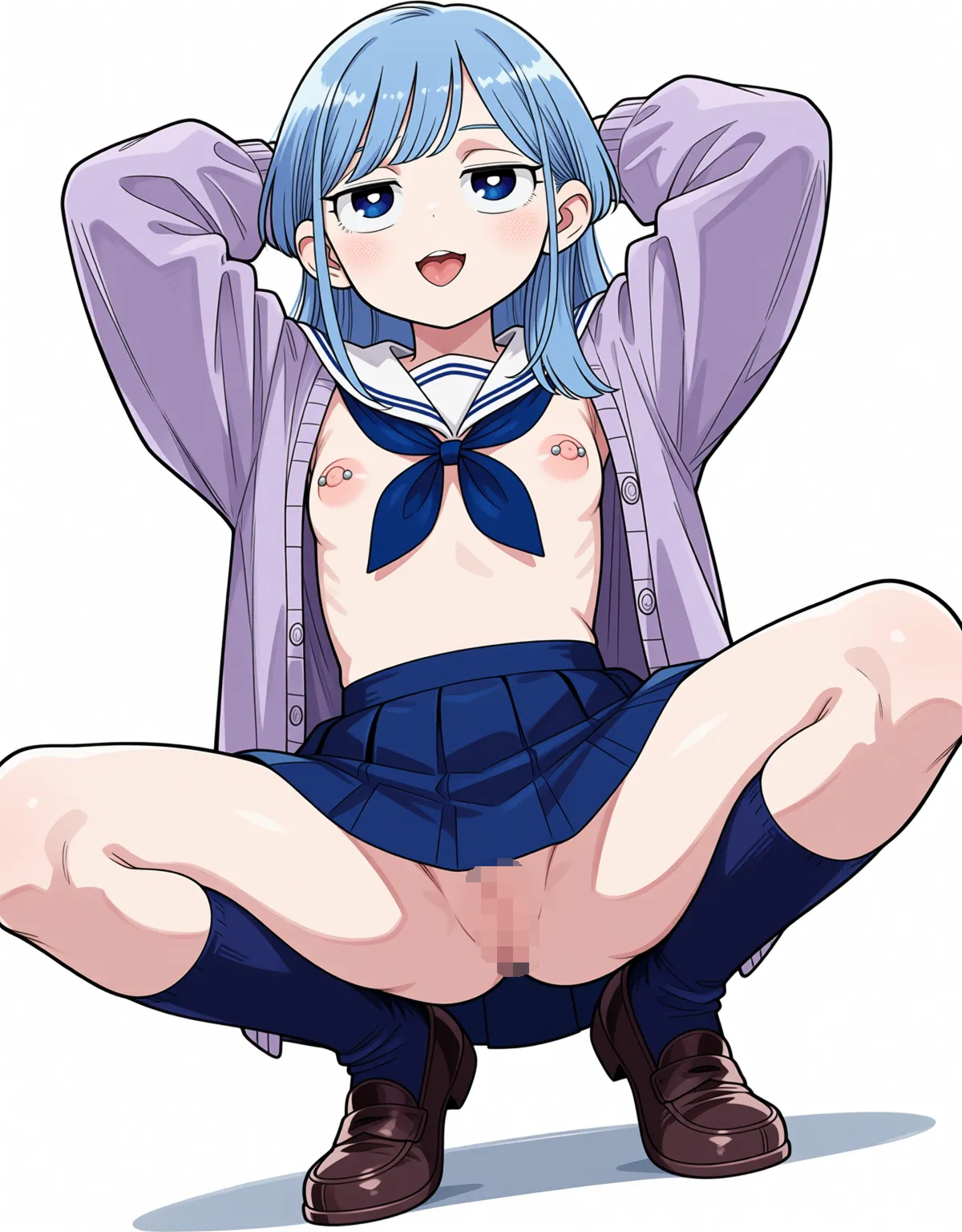 【さむわんへるつエロ画像】くらげがエッチなことをOKしちゃう！そのままセックスでいっぱい中出しを！ - PAGE 005