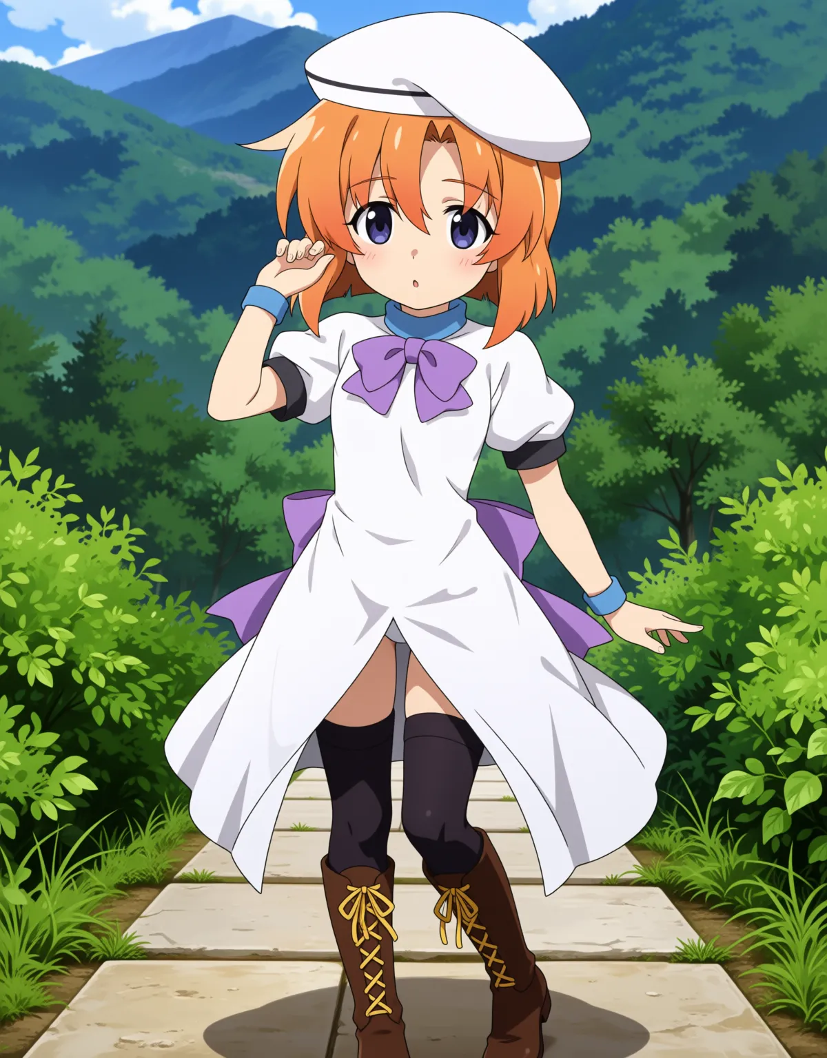 【ひぐらしのなく頃にエロ画像】レナがお出かけ衣装で犯される！中出しアヘ顔大量射精不可避！