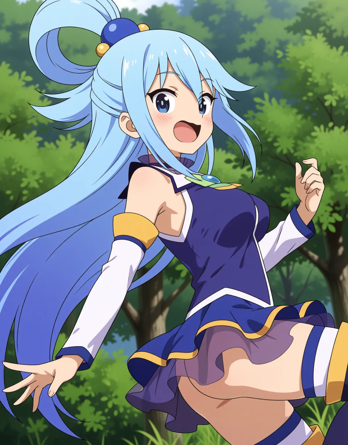 【このすばエロ画像】アクアが良い気味でハメ外し！女神なのに思いっきり中出しされる！