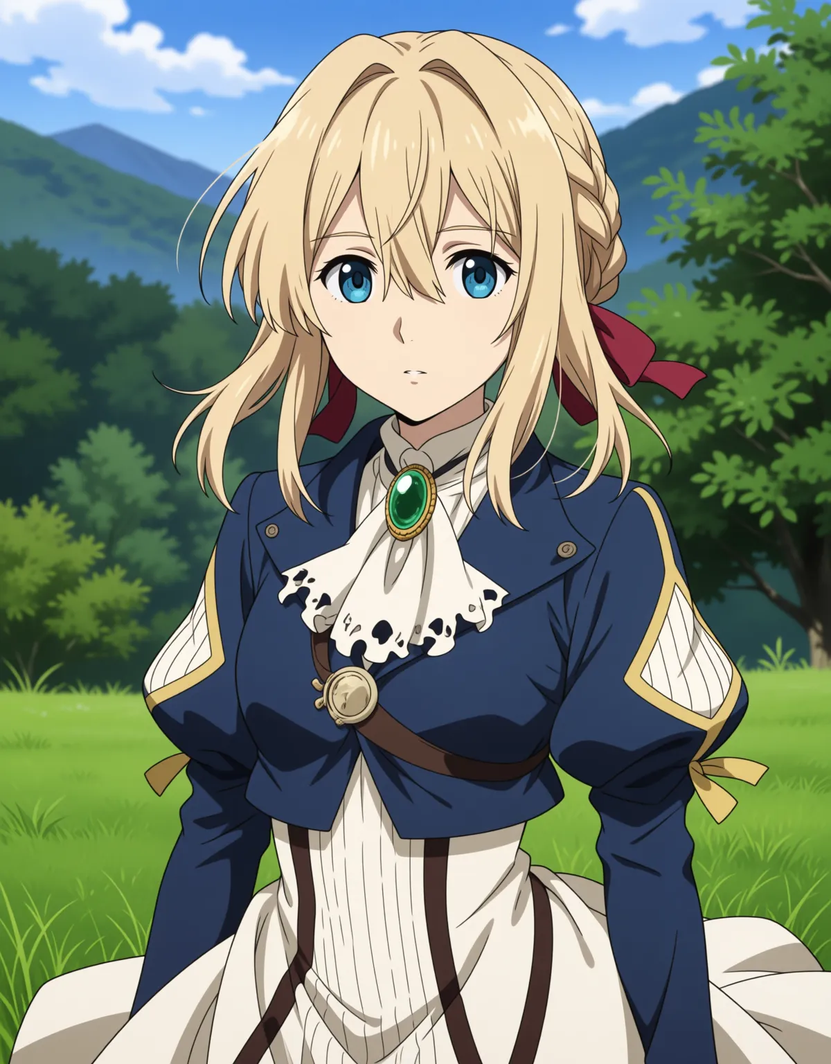 【ヴァイオレット・エヴァーガーデンエロ画像】ヴァイオレット・エヴァーガーデンが中出しされる！従順にフェラでご奉仕も！